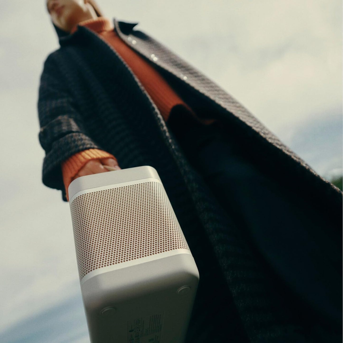 Bang & Olufsen Beolit 20 Powerful Portable Wireless Bluetooth Speaker, Grey Mist