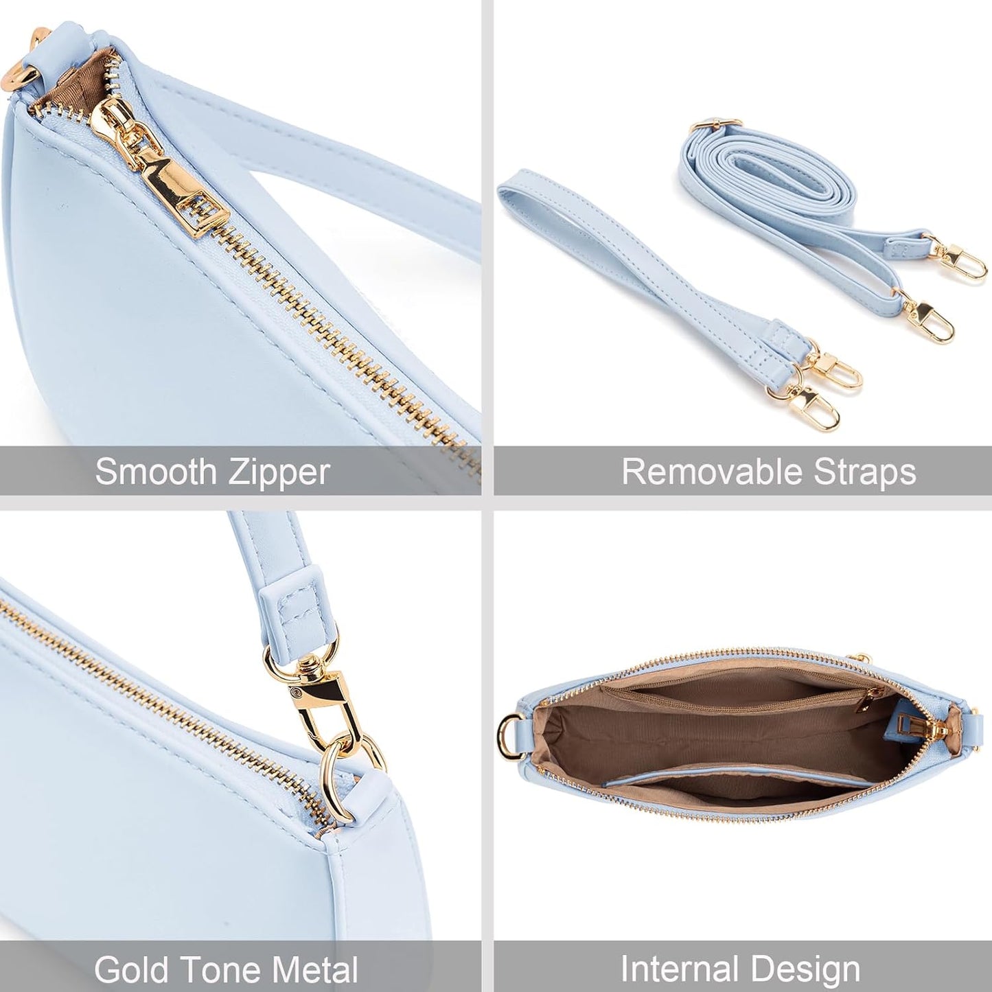 Purilite Select Vegan Leather Crossbody Bag