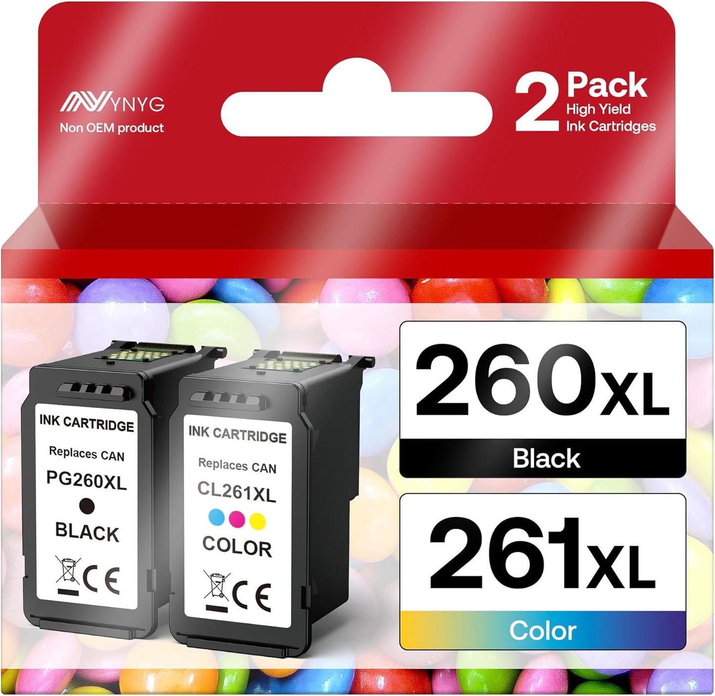 245XL 246XL Combo Pack Compatible for Canon Ink 245 246 PG-245XL CL-246XL Work with Canon Pixma TS3120 MG2520 MX492 TR4520 TS202 MG2525 MG3022 MG2522 MG2922 MG2420 Remanufactured (Black, Tri-Color)