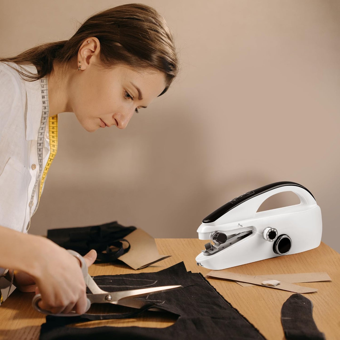 Handheld Sewing Machine, Dual Speed Hand Held Sewing Machine, Sewing Mini Portable Machine for Beginners, Adults, DIY, Home, Travel-G3