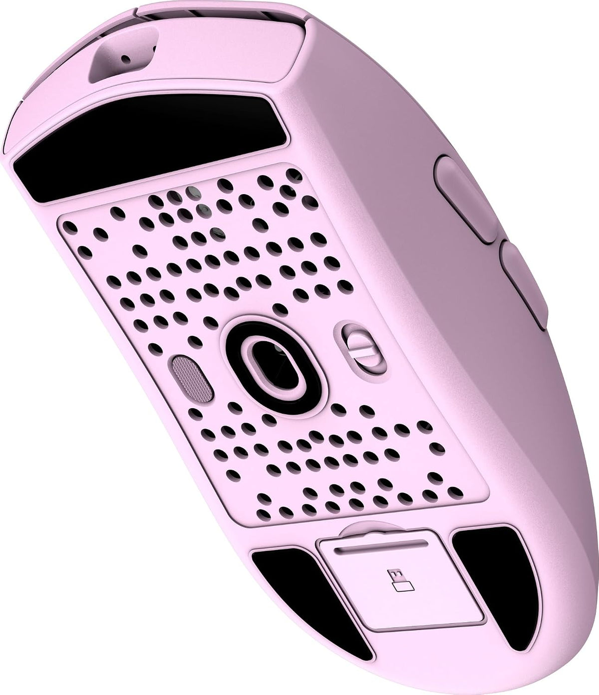 msi Forge GM340 W Violet Gaming Mouse, 12800 DPI, 50M+ Clicks Micro Switch, Optical Sensor, Ergonomic Ambitextrous Hand Design, RGB Light