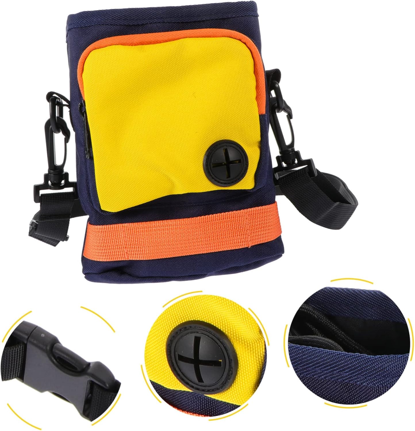 Dog Treat Pouch with Adjustable Waist Strap Lightweight and Durable Pet Training Bag for Treats and