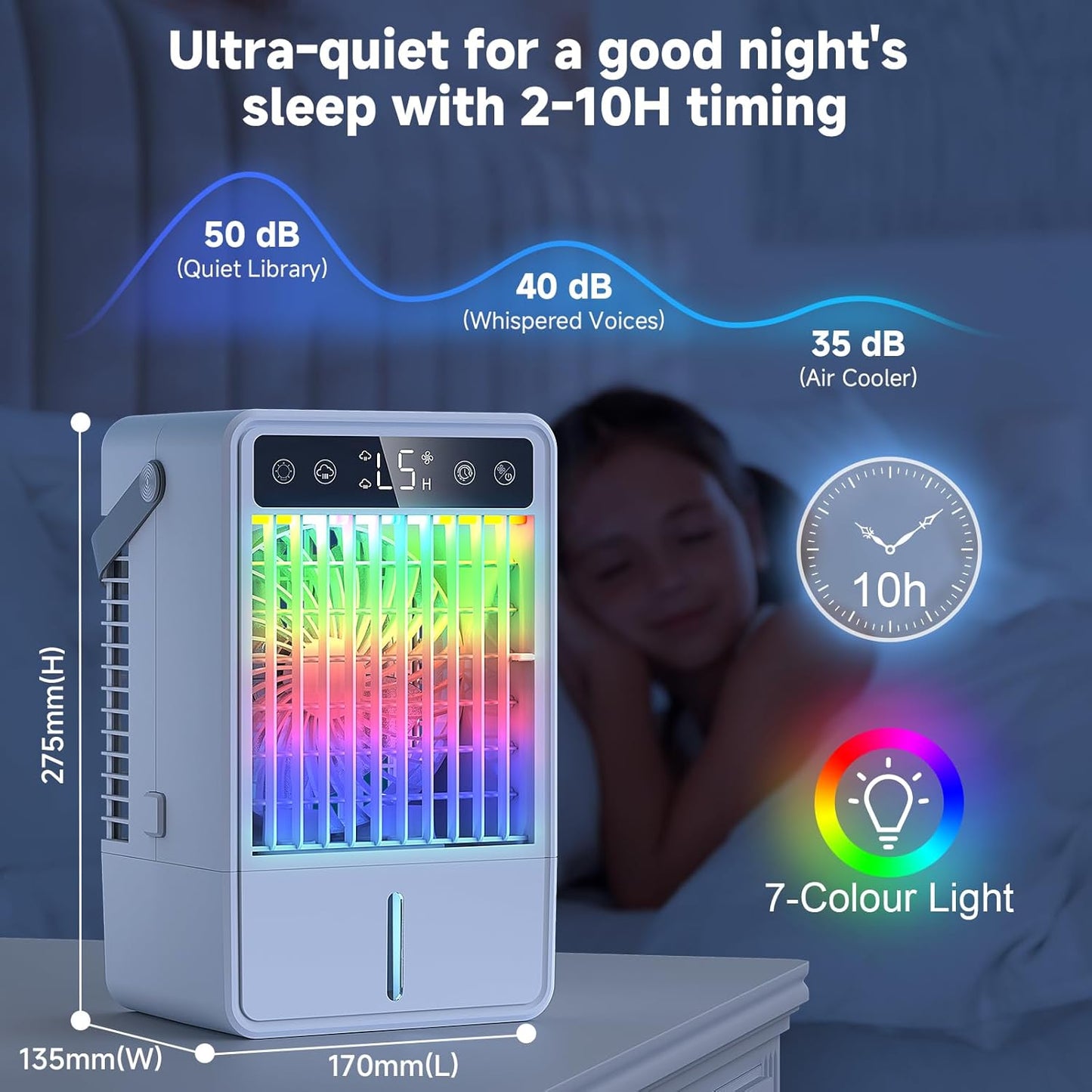 Purilite Select 4-in-1 Portable Air Conditioner – Powerful Cooling, Peaceful Comfort, Anytime