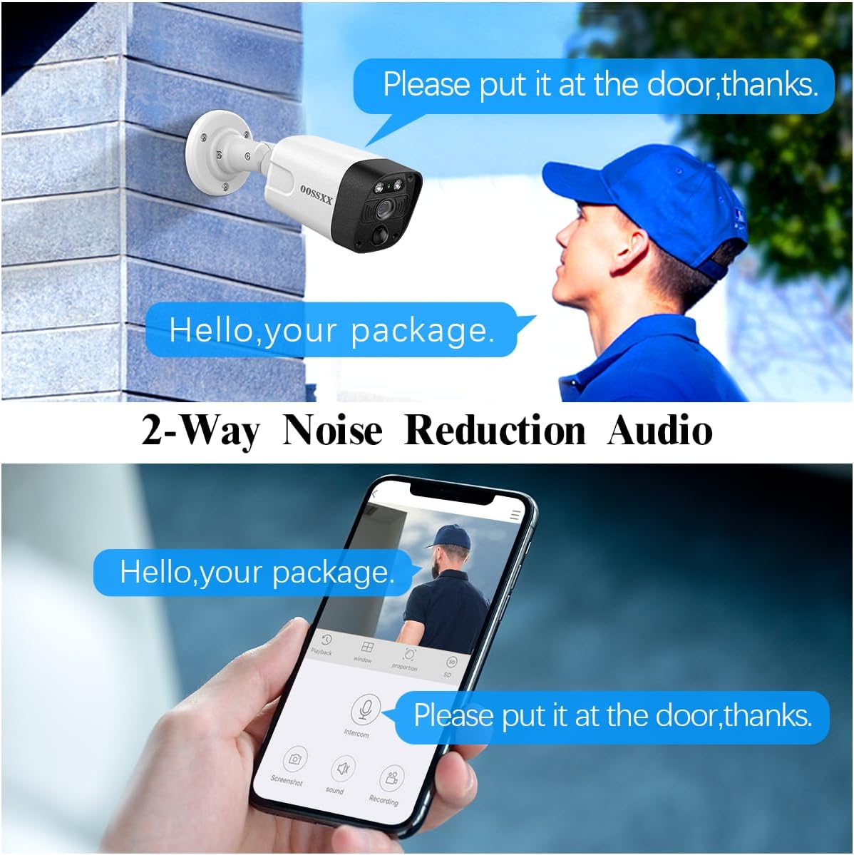 (4K/8.0MP,130°Ultra Wide Angle,2-Way Audio) Wired PoE Camera System with Monitor Outdoor IP Camera for House Indoor Home Security Systems, PIR Surveillance Cameras Video DVR Set