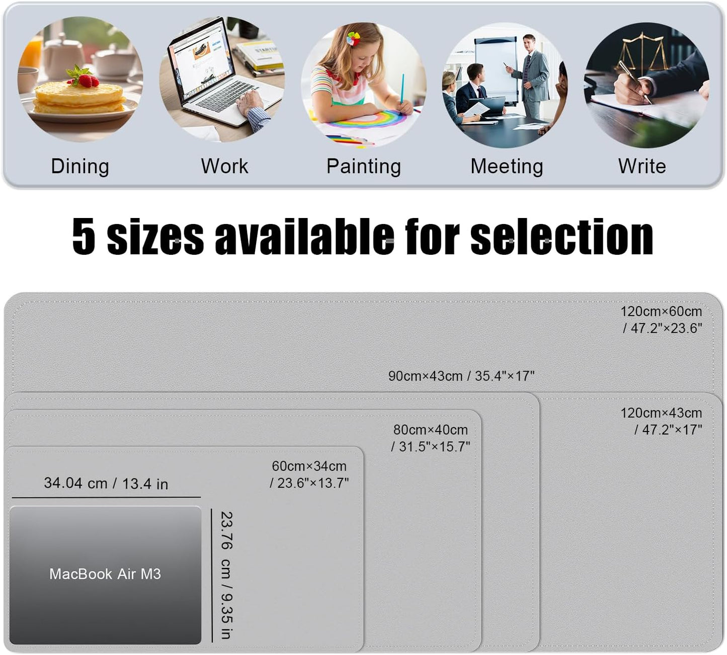Purilite Select Dual-Sided Desk Pad