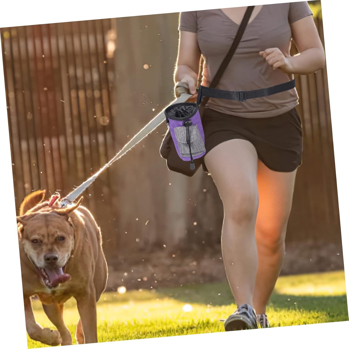Kisangel Convenient Dog Treat Bag Portable Training Pouch for Dog Snacks Outdoor Walking Accessory