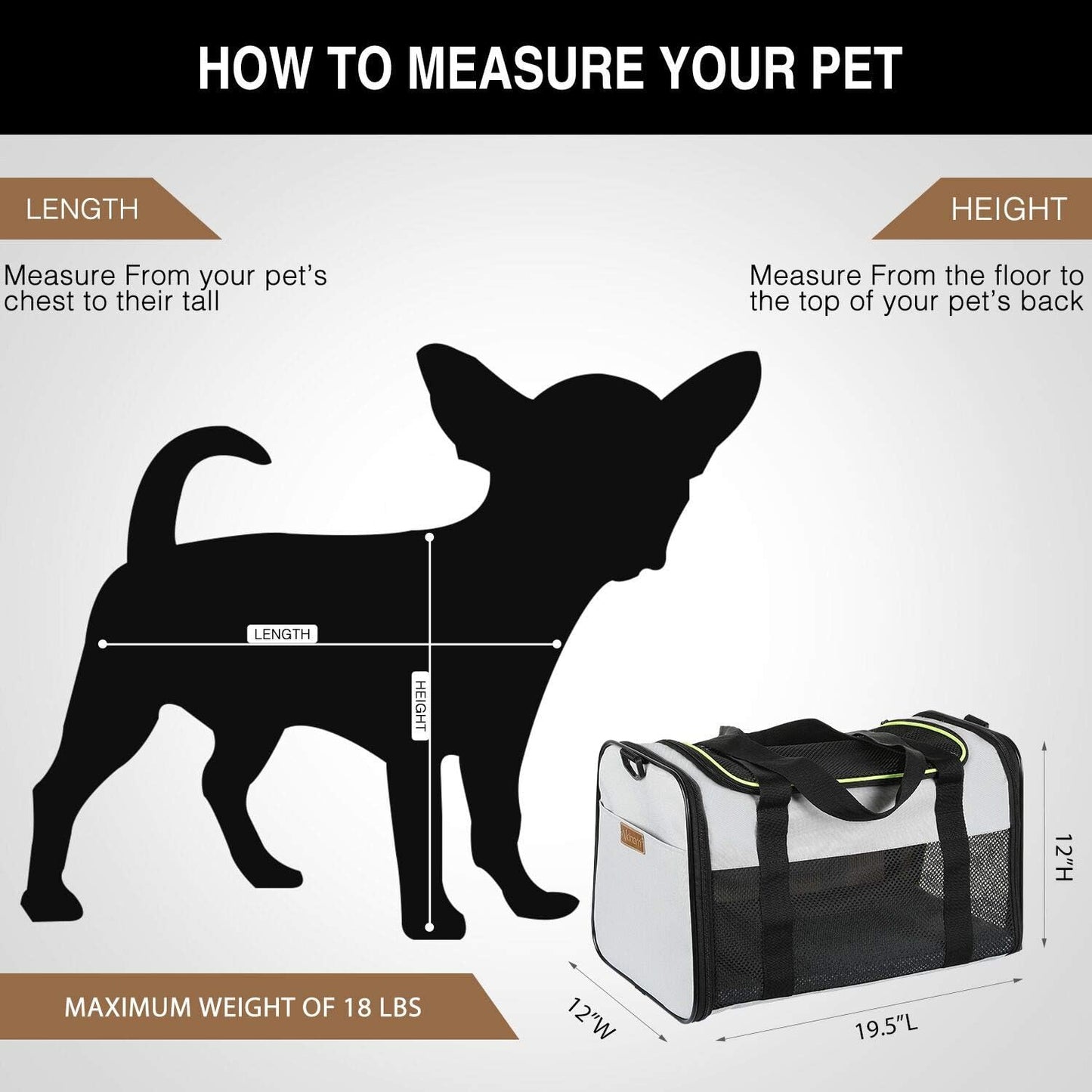 Akinerri Airline Approved Pet Carriers,Soft Sided Collapsible Pet Travel Carrier for Medium Puppy and Cats (Medium, Blue)