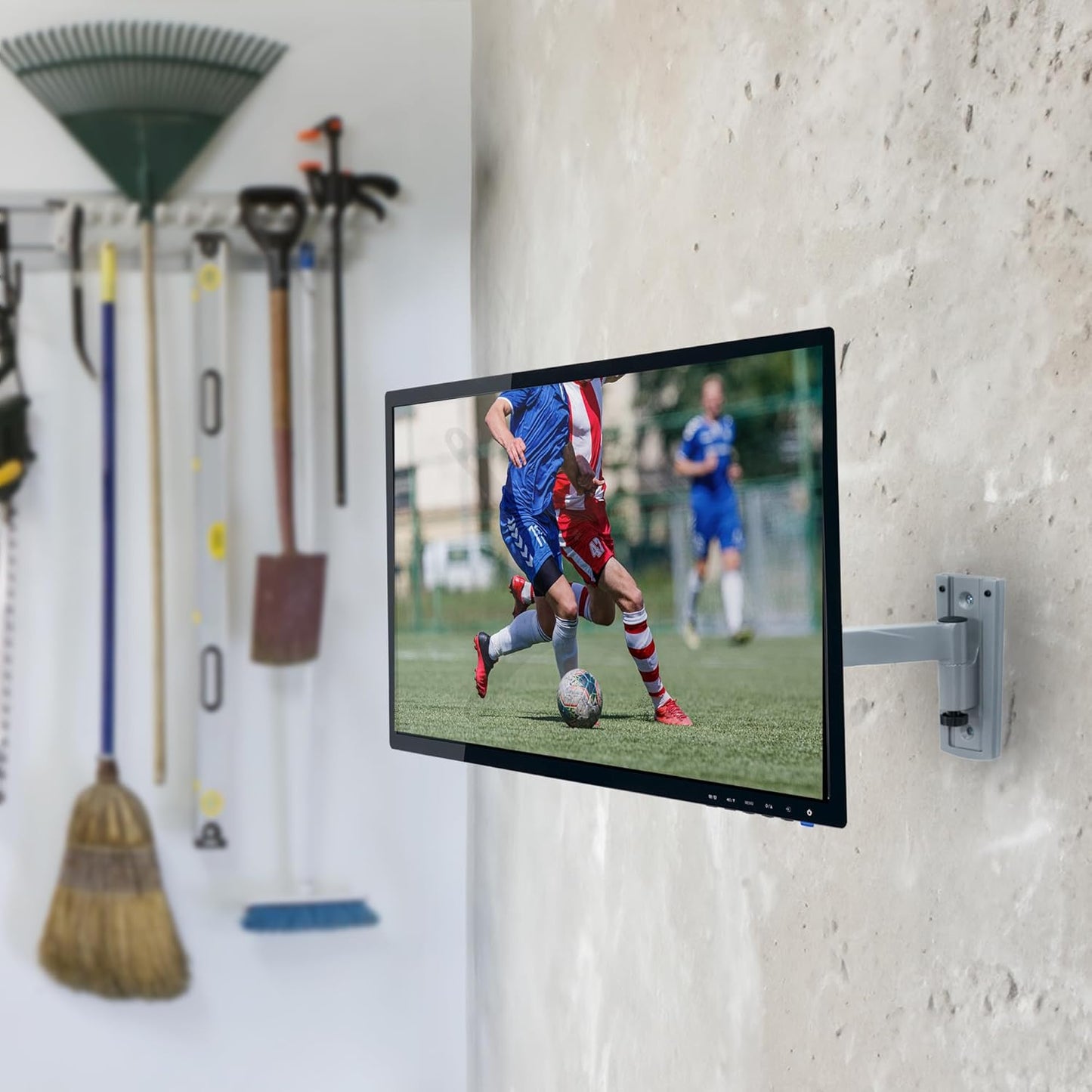VIVO Quick Release RV TV Wall Mount for 33cm to 109cm Screens, Articulating Lockable Bracket Stand, Fits up to VESA 200x200, Black, Mount-TVQR1