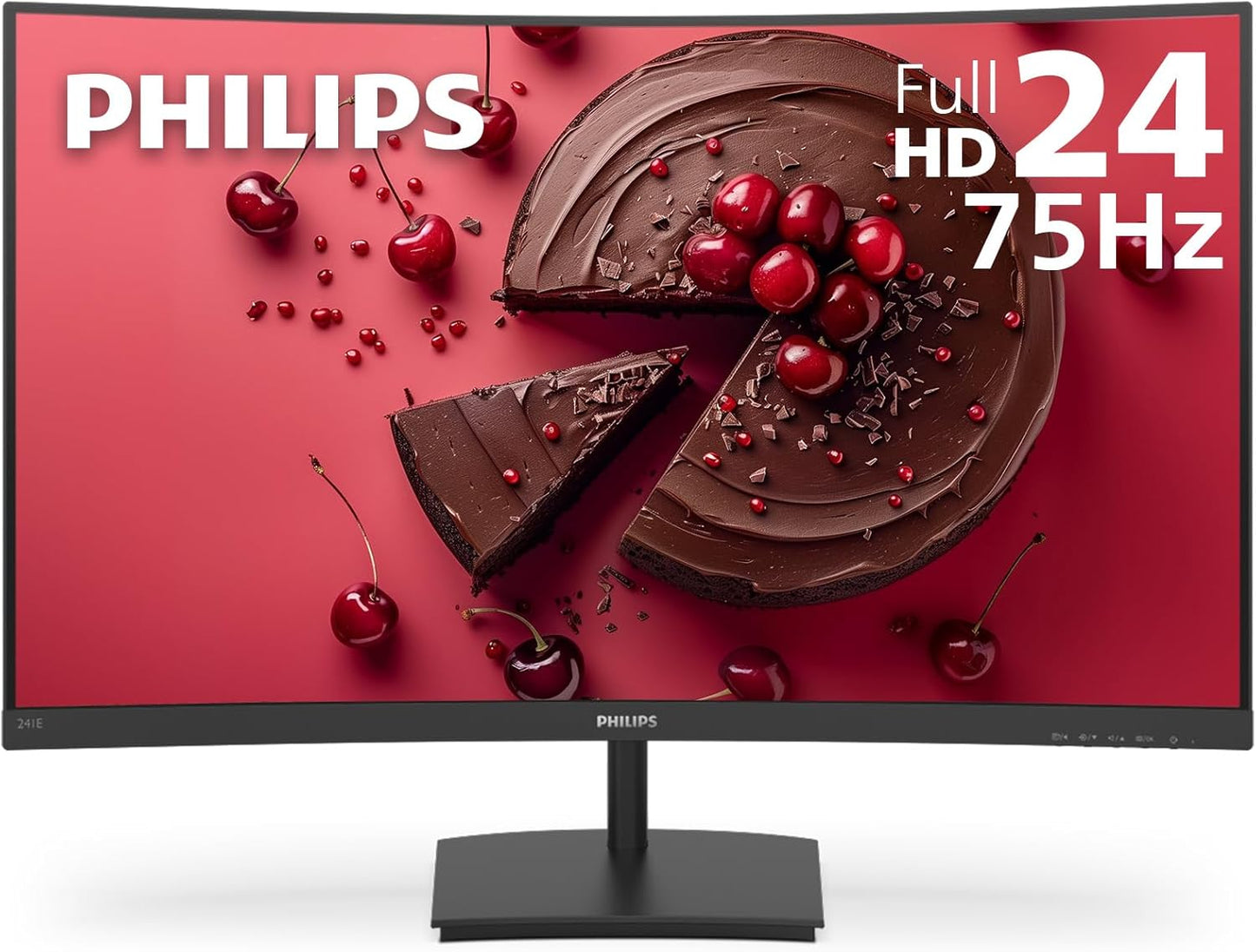 Philips 22 inch Class Thin Full HD (1920 x 1080) 75Hz Monitor, VESA, HDMI & VGA Port, 221V8LN