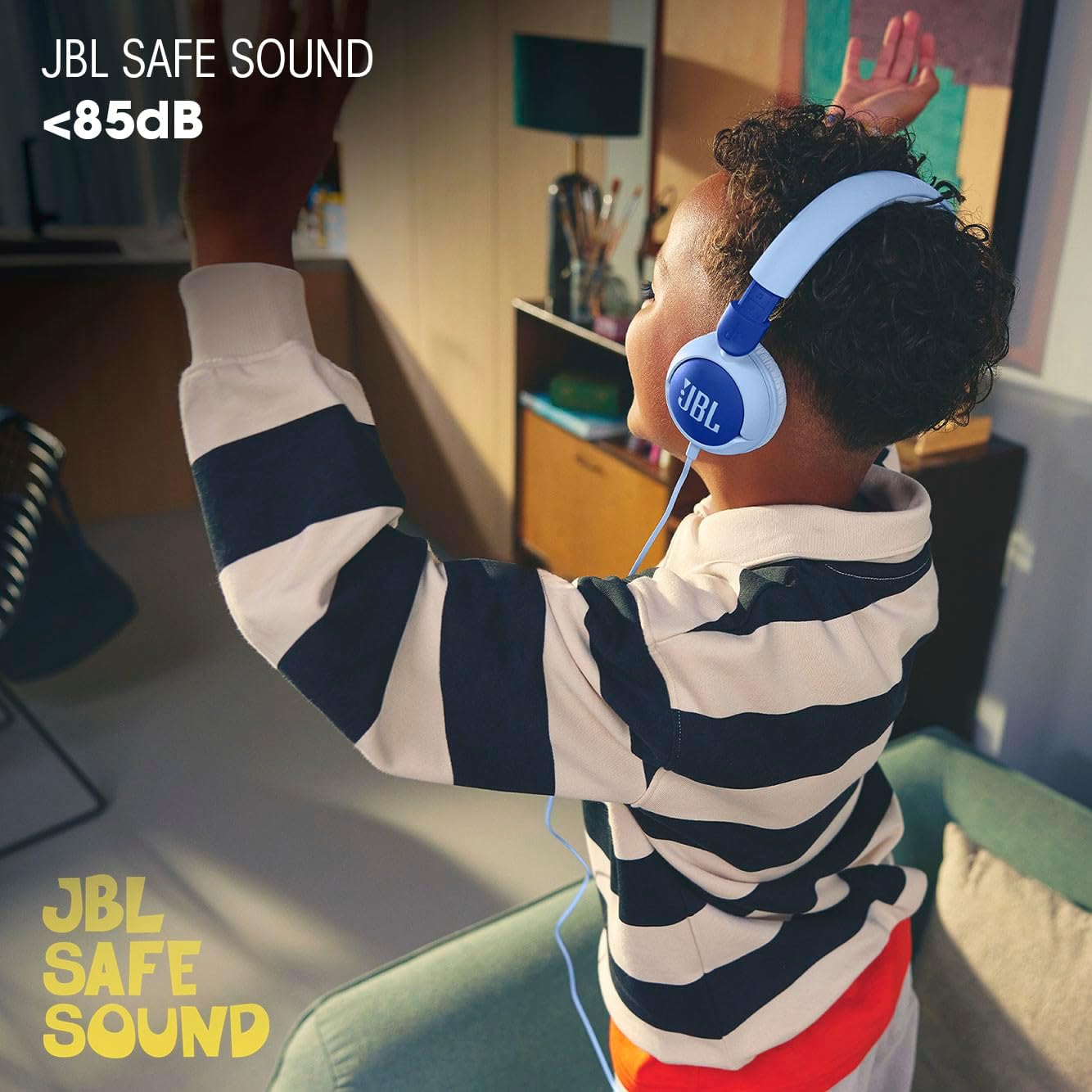 JBL Junior 320 - Wired on-Ear Kids Headphones - Purple