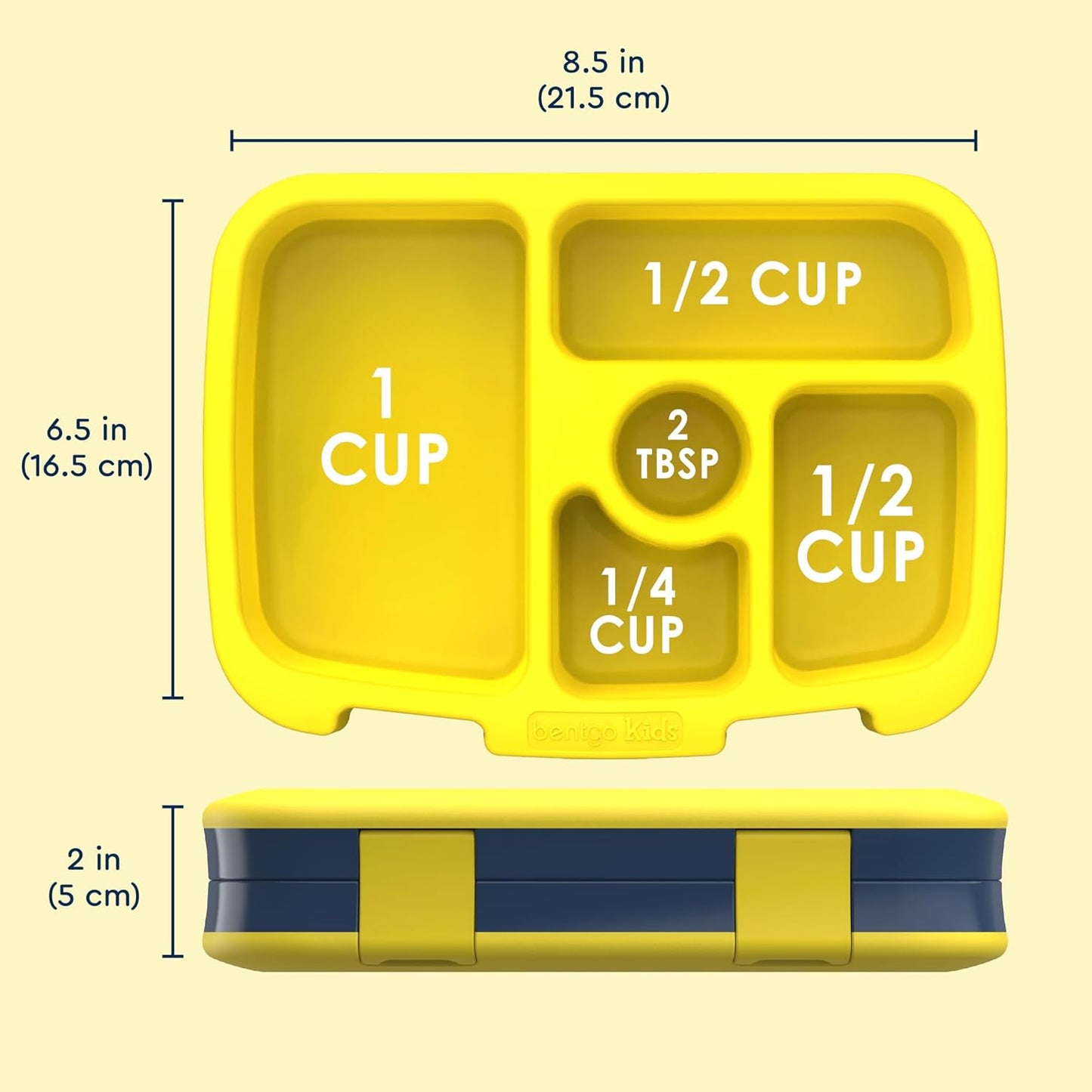 Bentgo Kids Prints Leak-Proof, 5-Compartment Bento-Style Kids Lunch Box - Ideal Portion Sizes for Ages 3 to 7 - BPA-Free, Dishwasher Safe, Food-Safe Materials - 2021 Collection (Llamas)