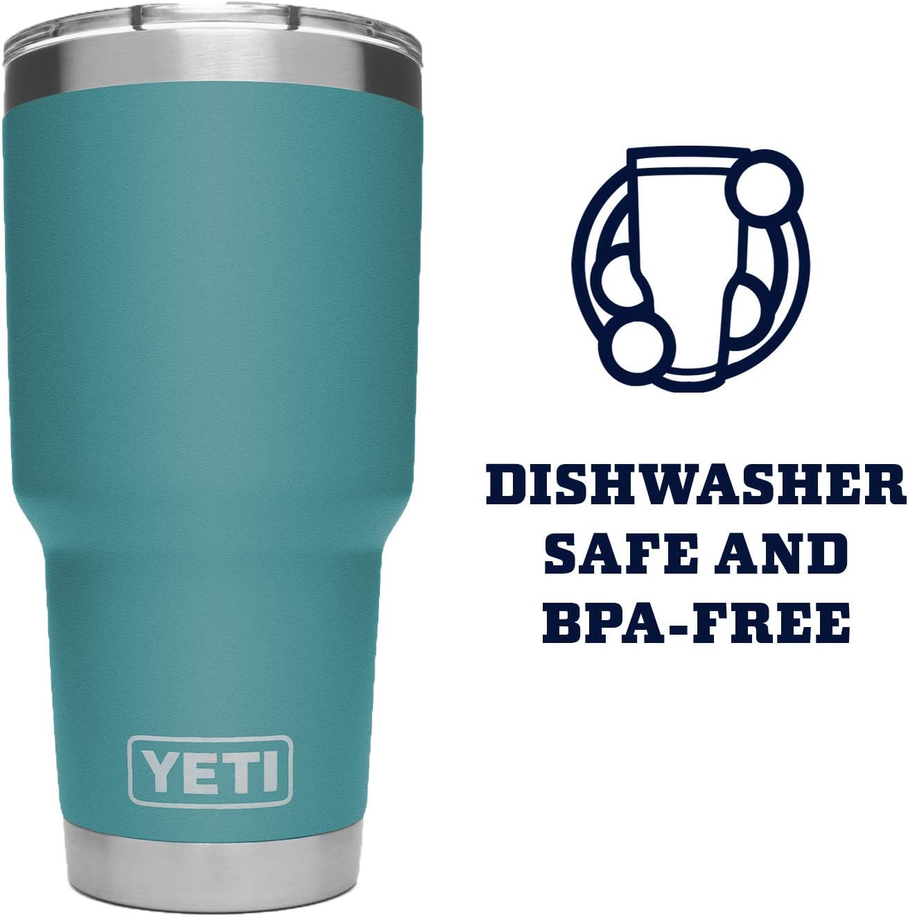YETI Rambler 30 oz Stainless Steel Vacuum Insulated Tumbler w/MagSlider Lid