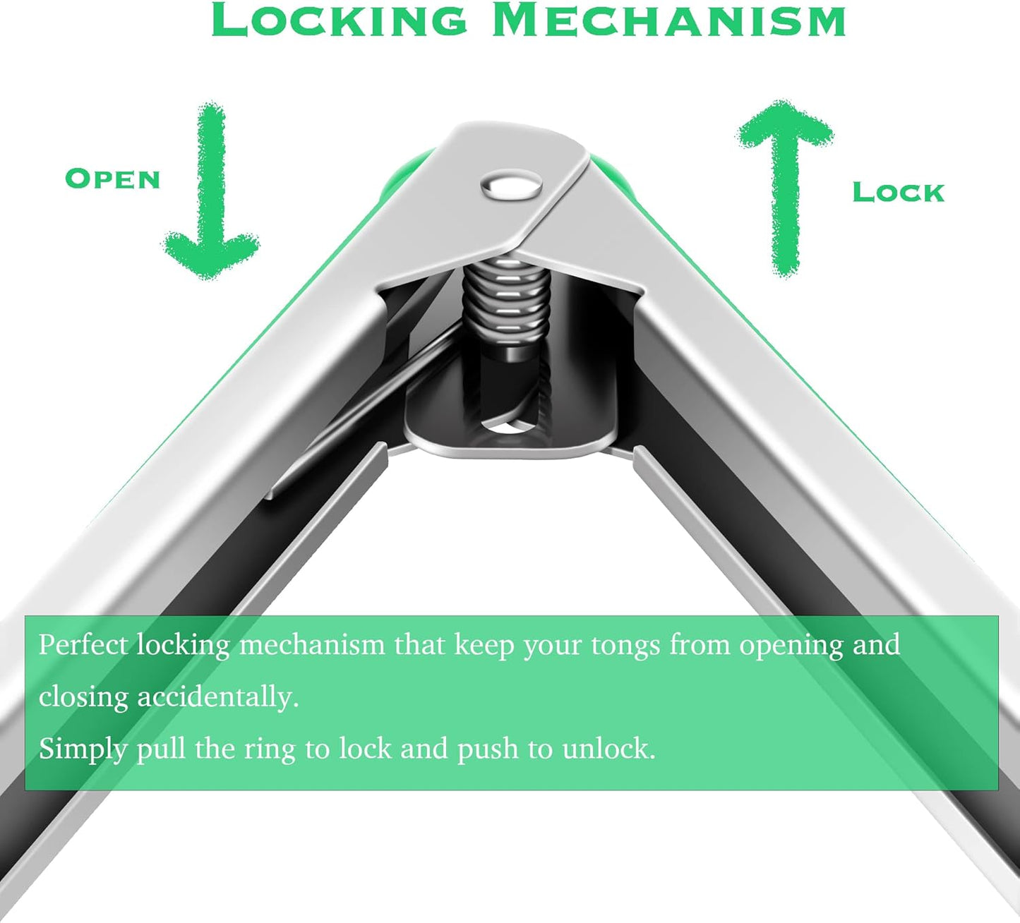 Purilite Select Silicone & Stainless Steel Kitchen Tongs