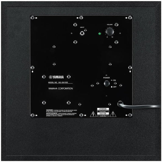 Yamaha 10" 100W Powered Subwoofer - Black (NS-SW100BL) - PuriLite