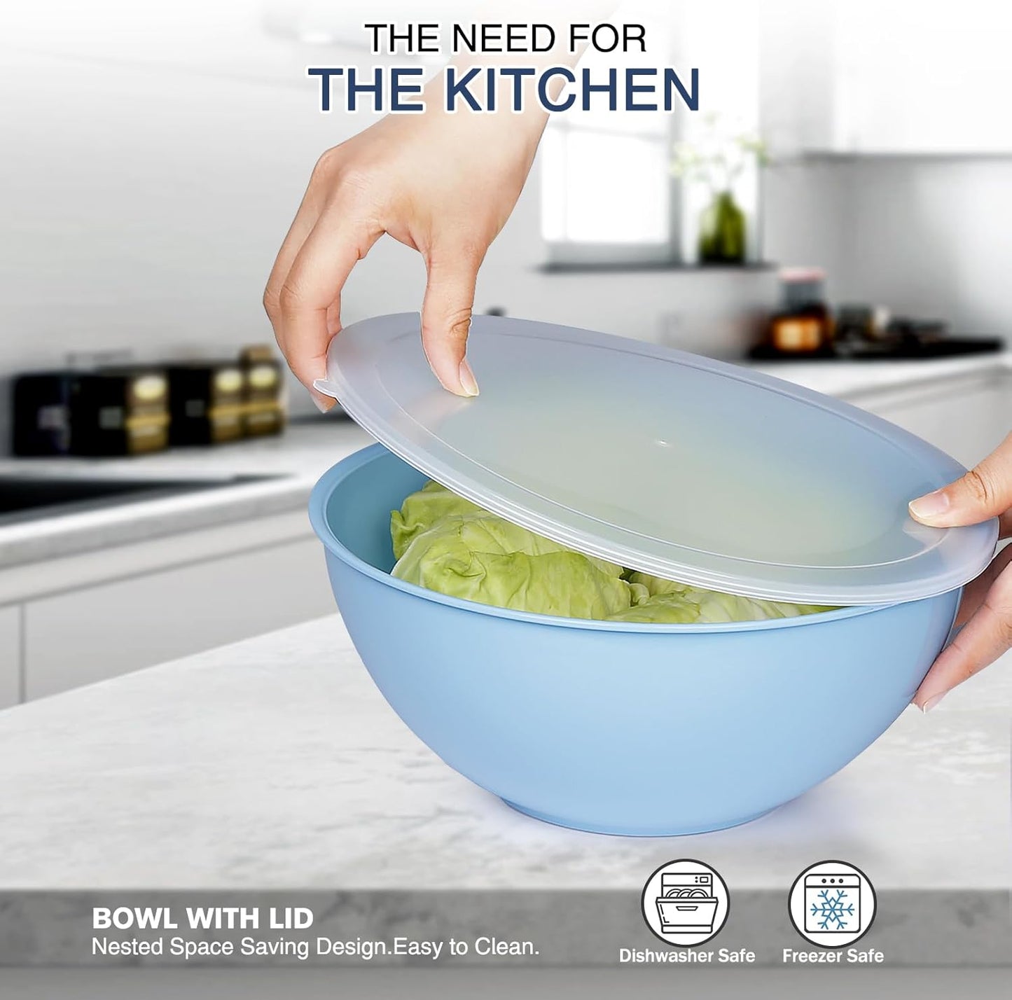 Purilite Select Plastic Mixing Bowl Set