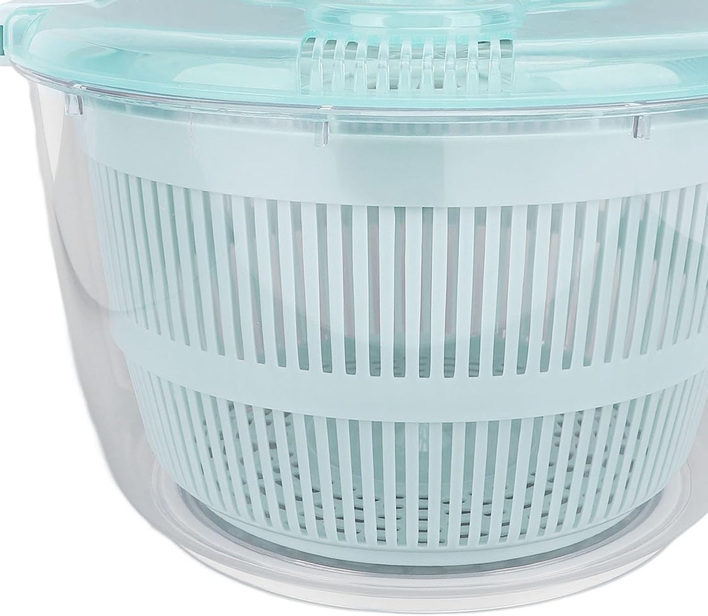 Salad Spinner Lake Blue 5L Fast Manual Washer Spinner for Vegetable Fruit Lettuce