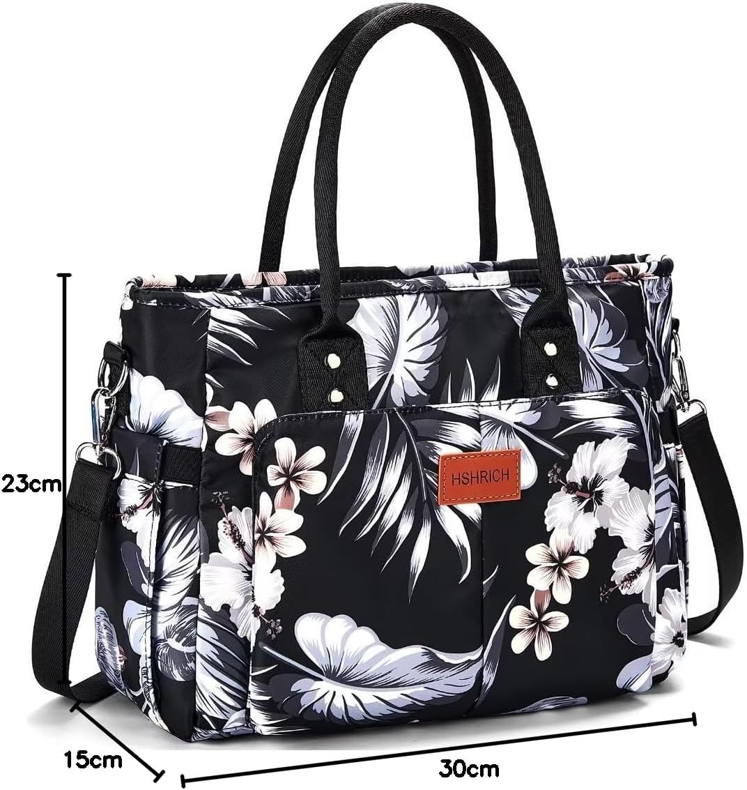 Lunch Bag for Women, Insulated Lunch Box for Work, Large Leakproof Cooler Purse with Side Pockets & Removable Shoulder Strap Women's Lunch Tote Bag for Picnic Work Beach Cute Lunch Bags (Heart)
