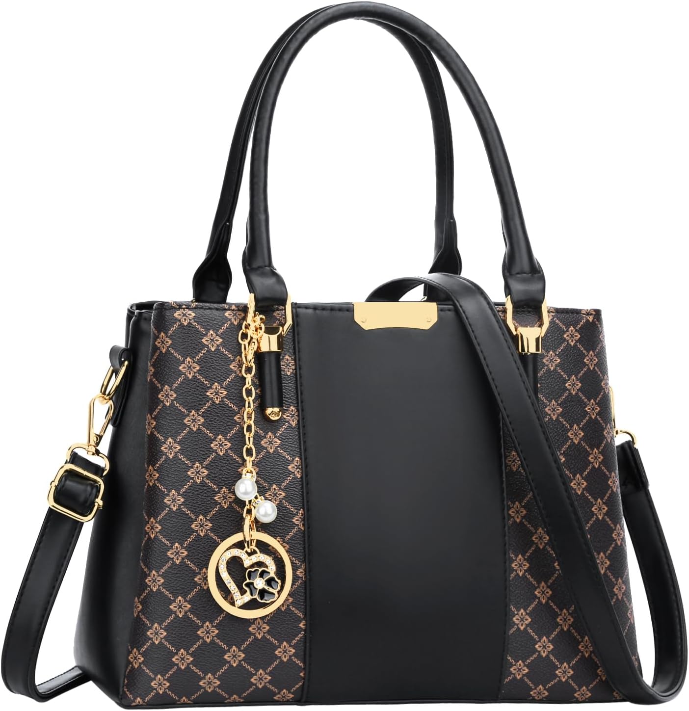 KKXIU Trendy Tote Bag for Women Lightweight Oxford Big Capacity Shoulder Purses and Handbags