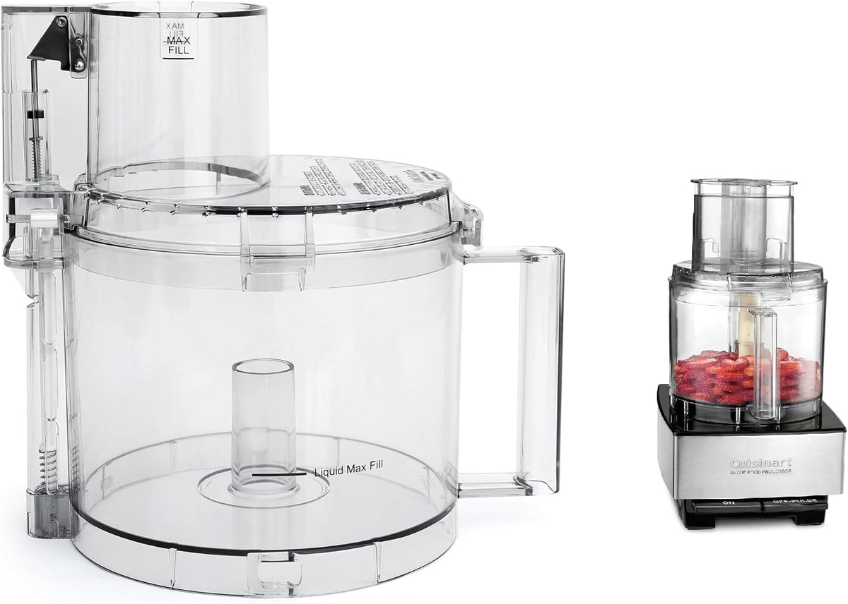 Cuisinart DLC-005AGTXT1 Replacement Food Processor Work Bowl & Cover Lid DFP-14NWBCT1 – Fits All DFP-14 Models Only – OEM Part – Fits All Color Variations of the Pictured Model Only