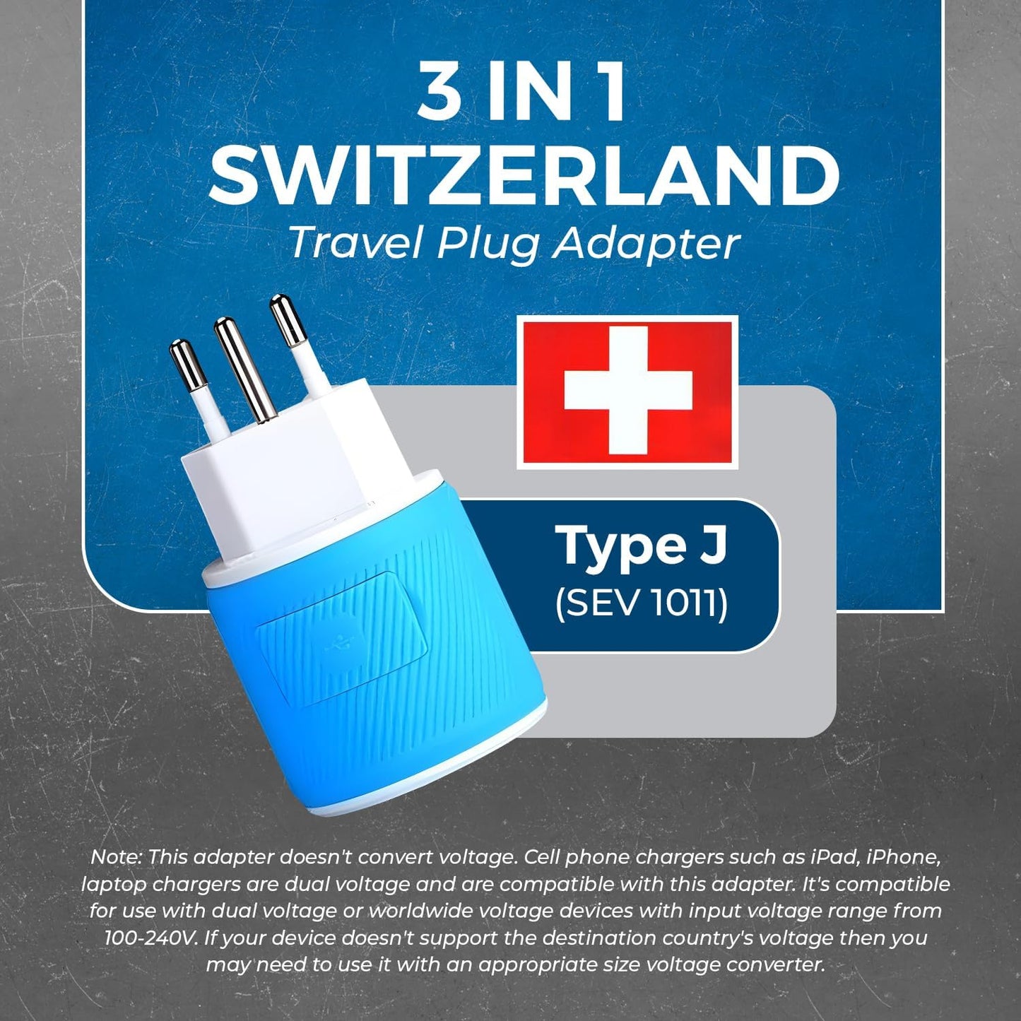 OREI South Africa, Botswana, Namibia Travel Plug Adapter with Dual USB - USA Input - Type M (U2U-10L), Will work with Cell Phones, Camera, Laptop, Tablets, iPad, iPhone