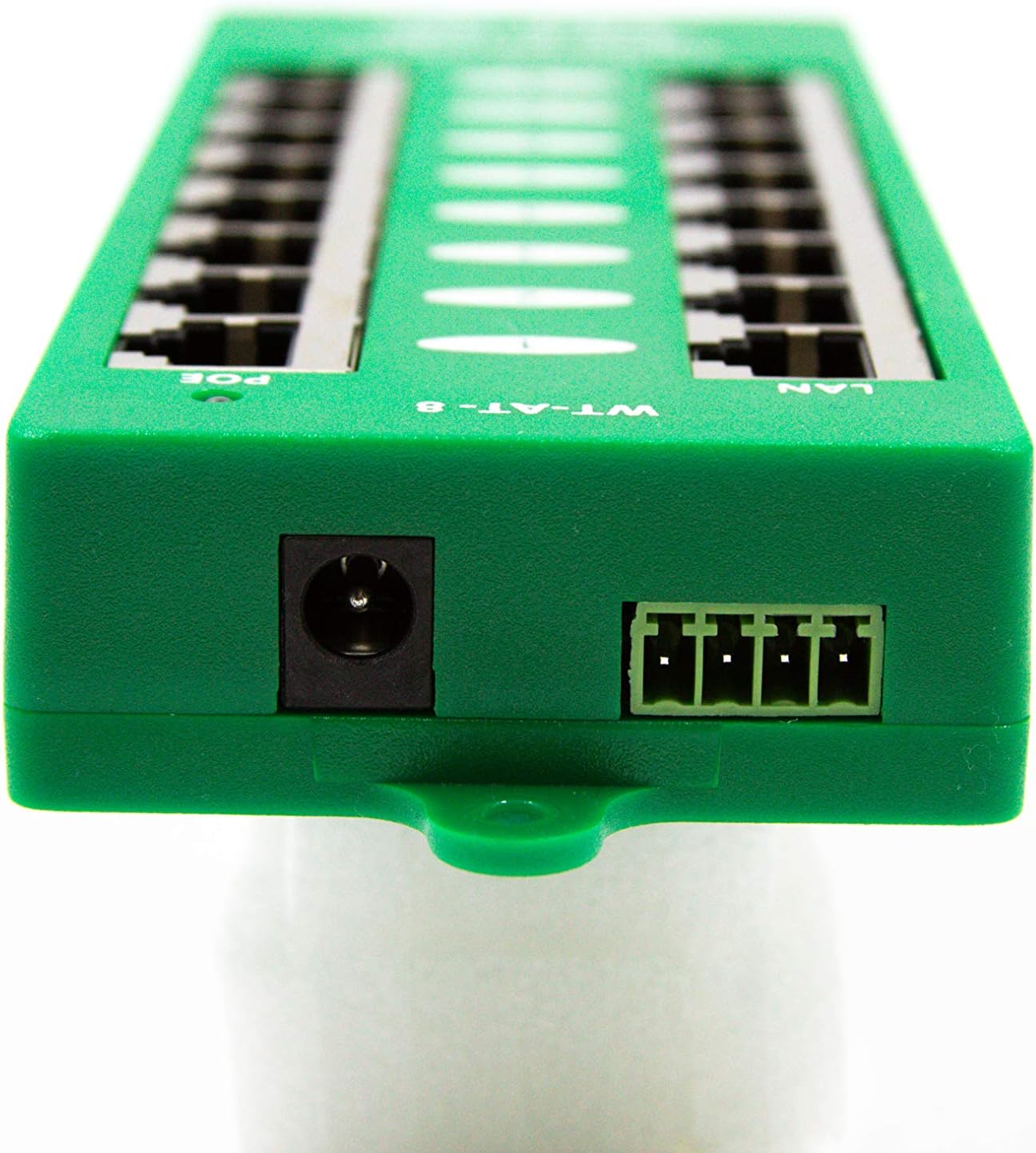 Purilite Select 8-Port Gigabit PoE Injector with 48V Power Supply – 60W Total Output for IP Phones, Cameras & Access Points