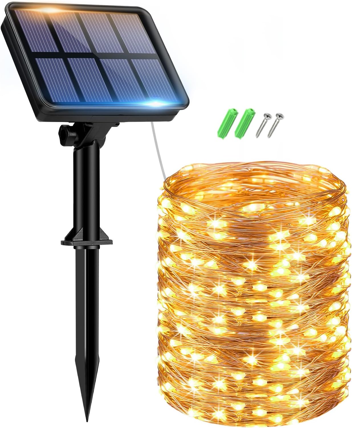 Purilite Select 2-Pack Solar Fairy String Lights