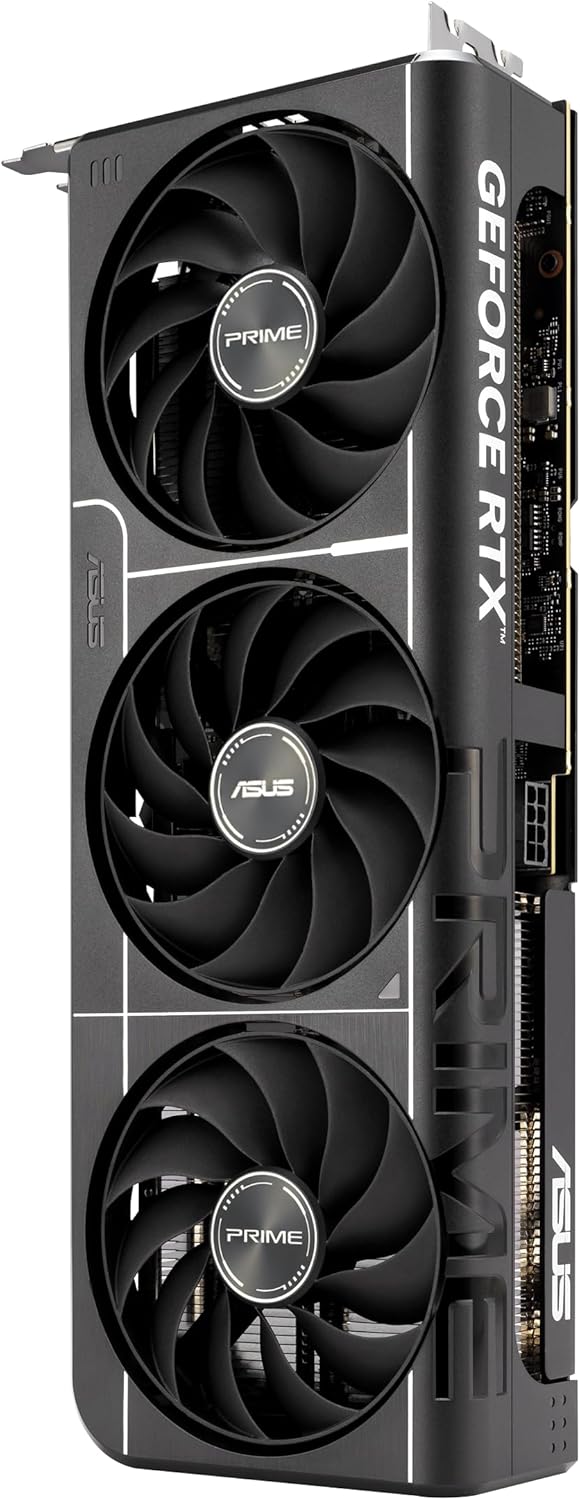 The SFF-Ready ASUS Prime GeForce RTX™ 5060 Ti 16GB GDDR7 OC Edition Graphics Card (PCIe® 5.0, 16GB GDDR7, HDMI®/DP 2.1, 2.5-Slot, Axial-tech Fans, Dual BIOS)