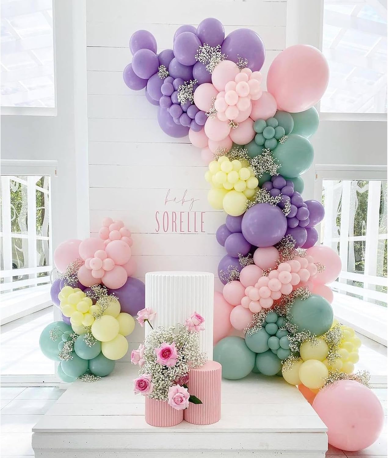 Gold Metallic Chrome Latex Balloon Arch Kit, 102PCS 18In 12In 10In 5In Arch Garland For Festival Picnic, Engagement, Wedding, Birthday Party, Gold Theme Anniversary Decoration With 33FT Ribbon