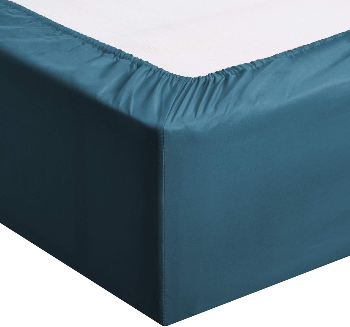 Amazon Basics Lightweight, Breathable Microfiber 4-Piece Bed Sheet Set with 14-Inch Deep Pockets, Full, Blush Pink, Solid
