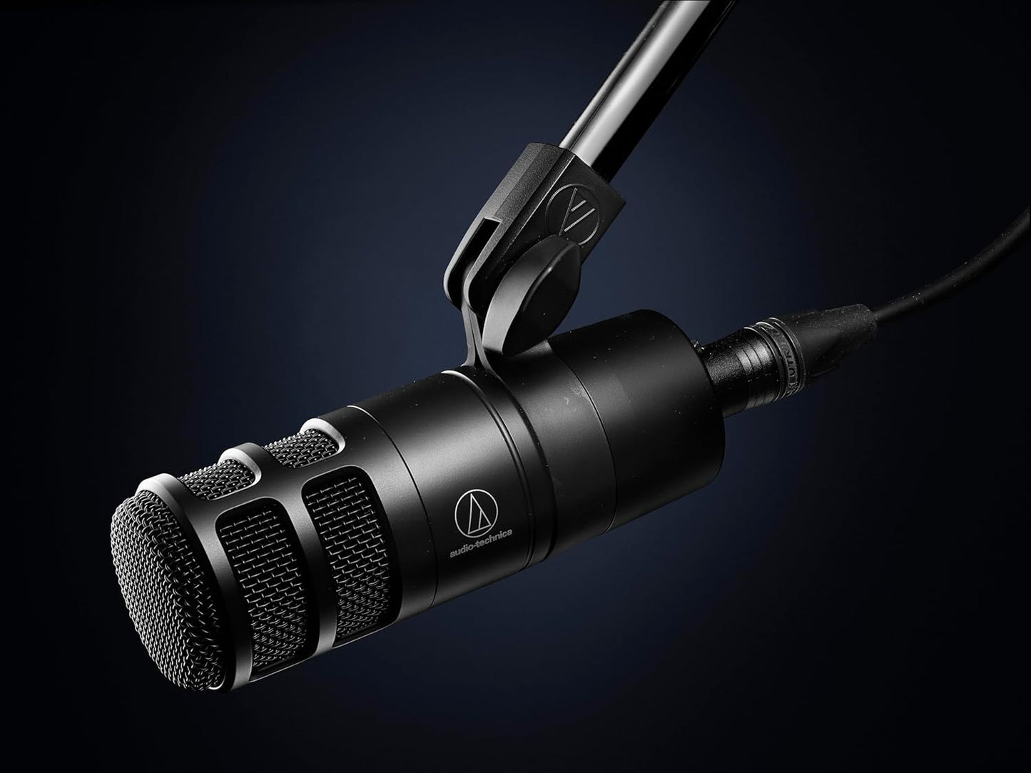 Audio-Technica AT2020 Cardioid Condenser Studio XLR Microphone, Ideal for Project/Home Studio Applications