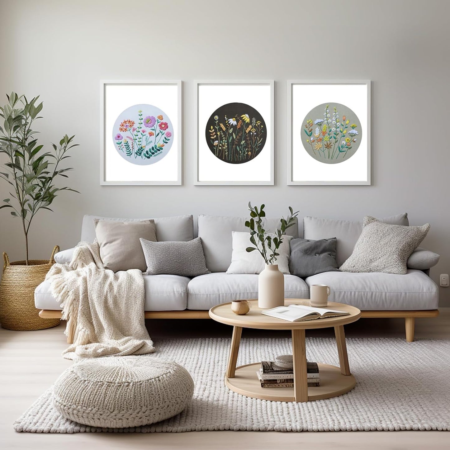 Purilite Select 3 Pack Beginner Embroidery Kits