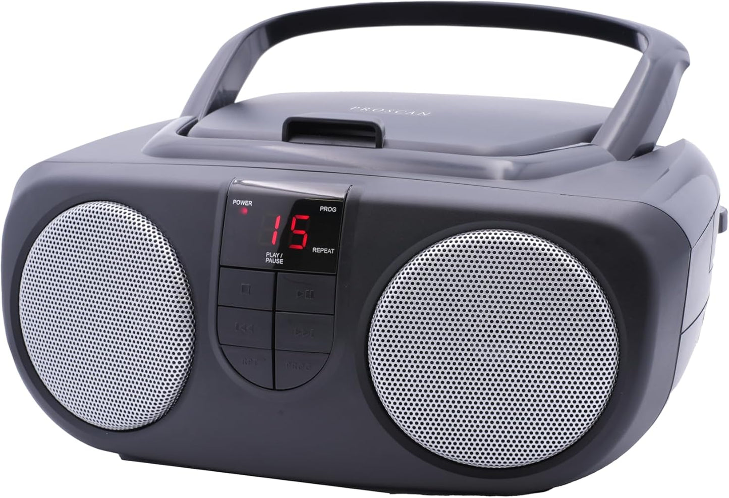Sylvania SRCD243M-Black Portable CD Radio