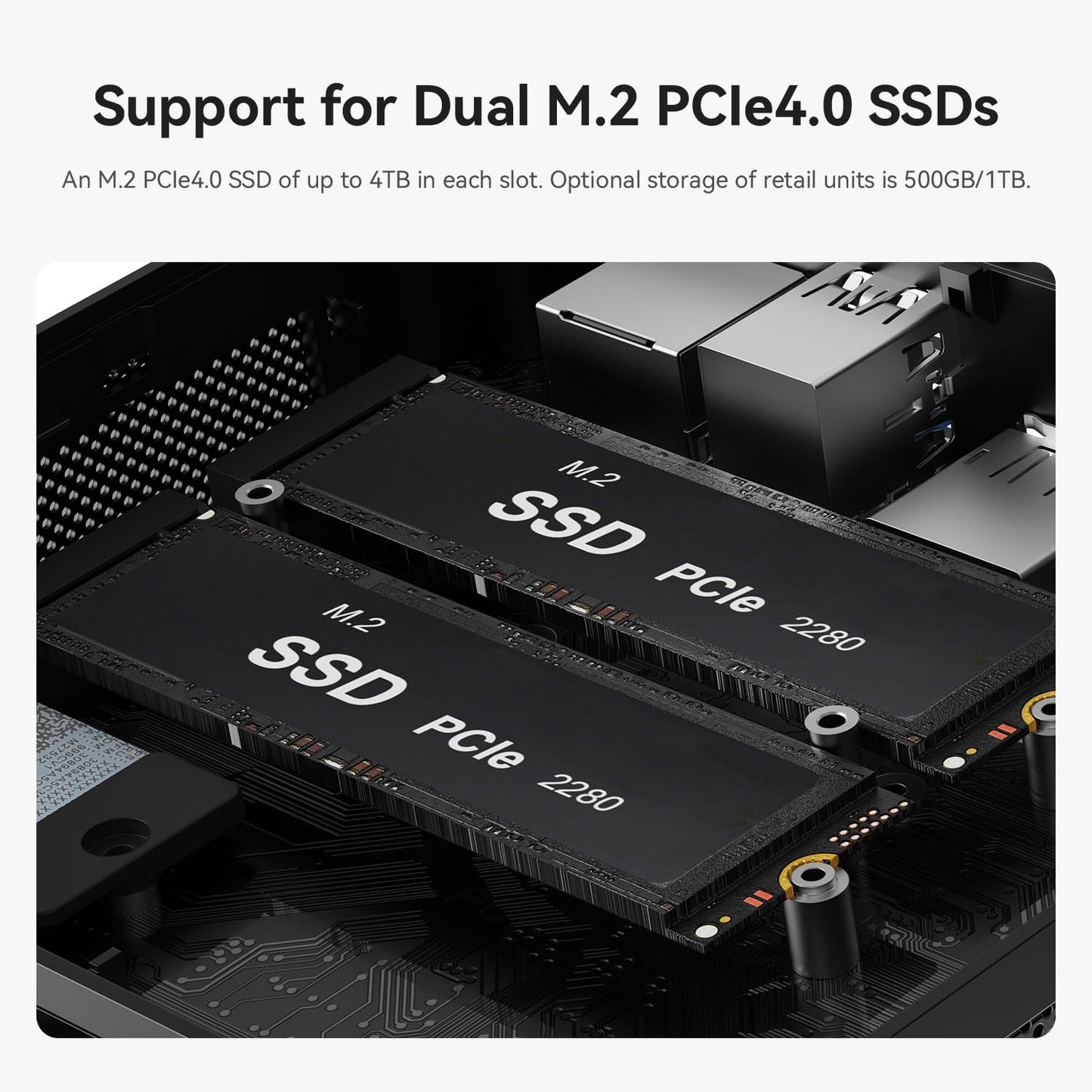 Beelink SER5 MAX Mini PC, AMD Ryzen 7 6800H(6nm, 8C/16T) up to 4.7GHz, Mini Computer 32GB LPDDR5 RAM 500GB NVME SSD, Micro PC 4K@60Hz Triple Display, Mini Gaming Computer WiFi6/BT5.2/HTPC/W-11 Pro