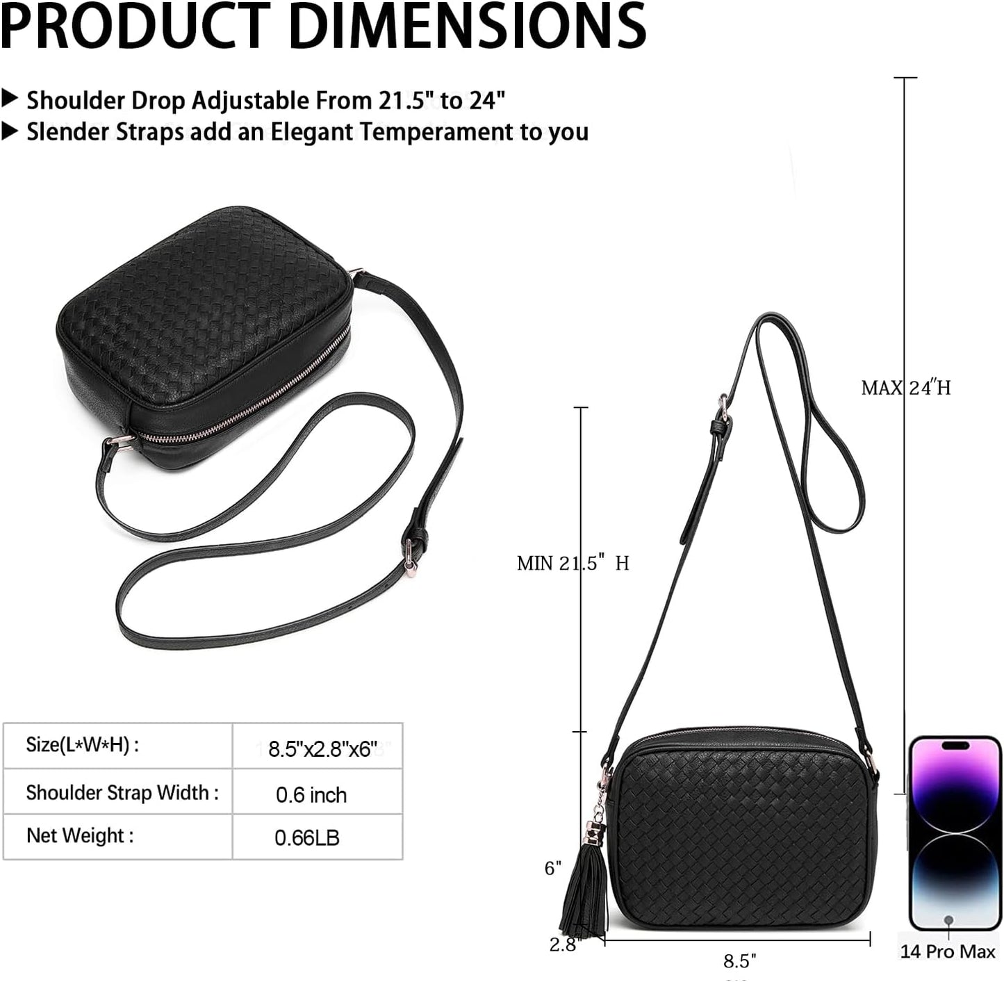 Crossbody Bags for Women Small Over the Shoulder Saddle Purses and Boho Cross body Handbags,Vegan Leather