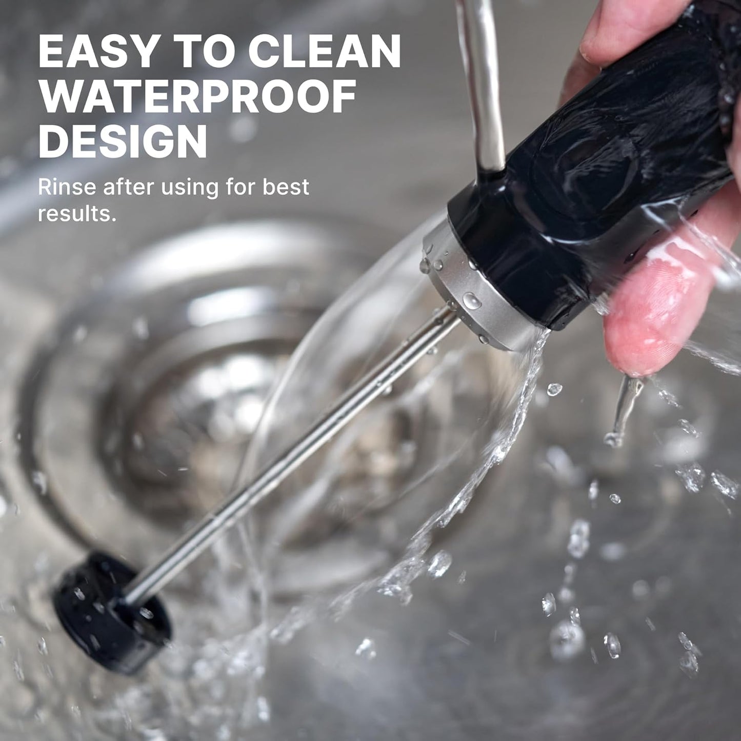 Subminimal NanoFoamer Lithium Performance Milk Foamer | USB-C Rechargeable, IP4 Waterproof, Dual-Speed, Stainless Steel | Premium Microfoamed Milk in 30 Seconds, Barista-Style Coffee Drinks at Home