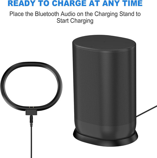 Soarking Charging base for Sonos Move Gen 2nd and 1st with 45W Adapter(Black) - PuriLite