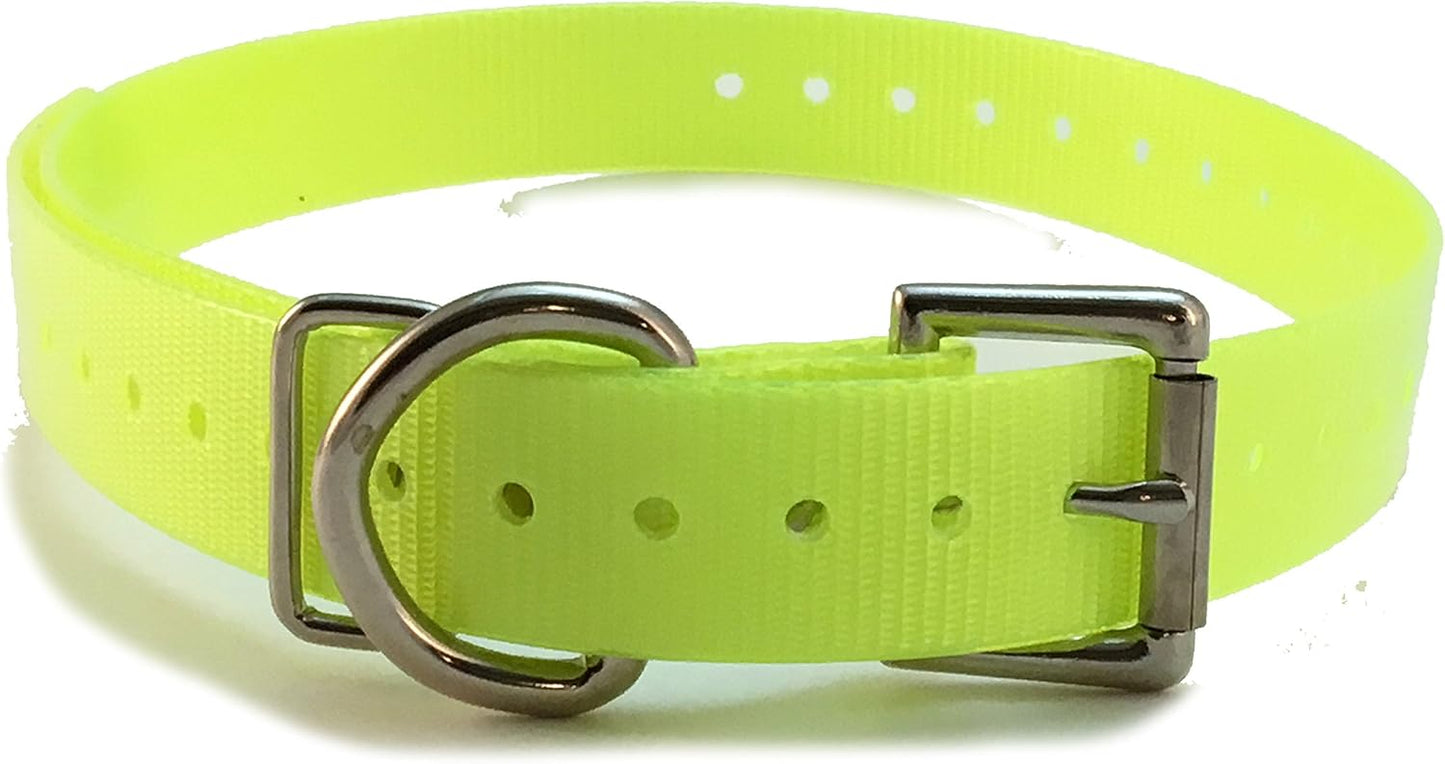 Replacement Strap for Dogtra Collars - 3/4" Wide Ultra-Durable Dog E-Collar Replacement for Training, Bark, Shock, Electric, and GPS Collars - 28" Adjustable Length Solid Black