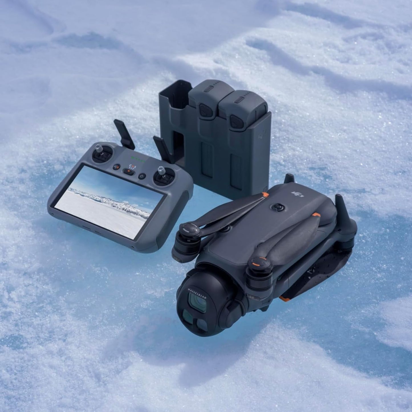DJI Mavic 4 Pro Fly More Combo with DJI RC 2, Flagship Tri-Camera Drone with 100MP 4/3 CMOS Hasselblad Camera, 30km Video Transmission, 51-Min Max Flight Time, Charging Hub, and More