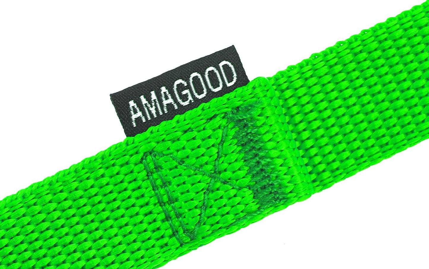 AMAGOOD Dog/Puppy Obedience Recall Training Agility Lead-15 ft 20 ft 30 ft 50 ft Long Leash-for Dog Training,Tie Out,Play,Safety,Camping (15 feet, Black)