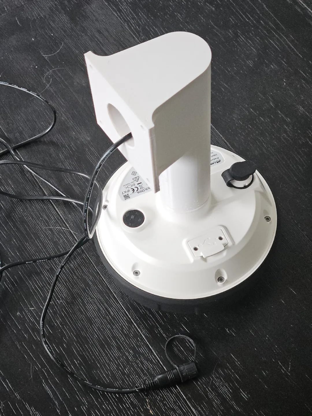 Wall Mount for Mammotion Luba/Yuka RTK Antenna - Mounting Bracket for Secure Installation & Precise Positioning (Black)