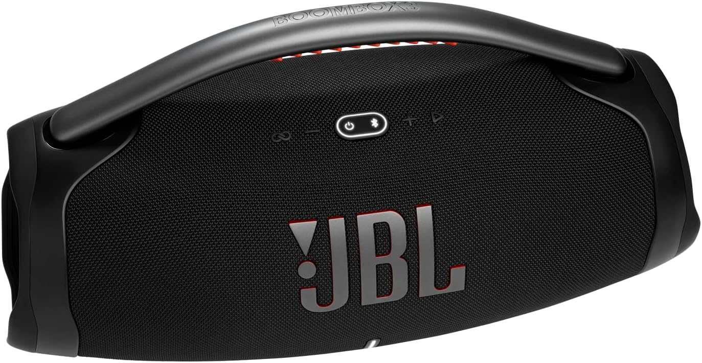 JBL Boombox 3 Wi-Fi - Powerful Wi-Fi and Bluetooth Portable Speaker - Black