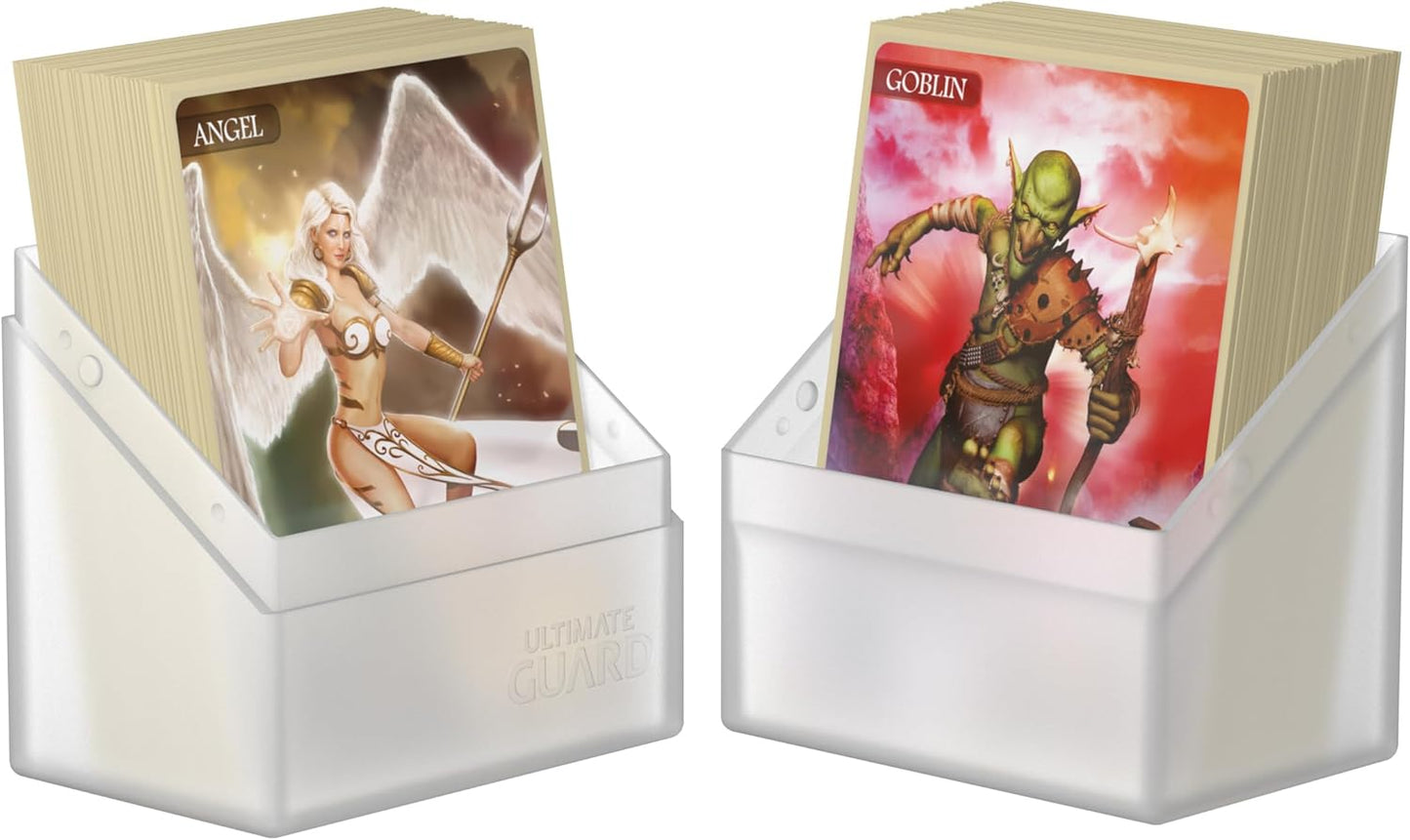Ultimate Guard Boulder 100+ Classic, Deck Case for 100 Double-Sleeved TCG Cards, Onyx, Secure & Durable Storage for Trading Card Games, Soft-Touch Finish