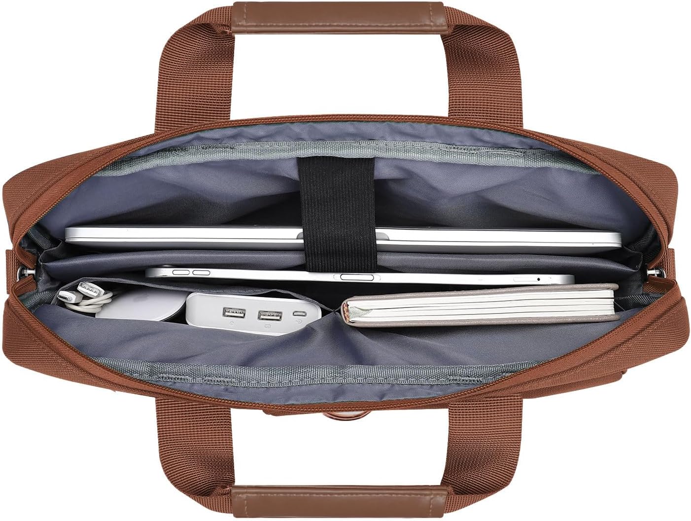 MOSISO Laptop Bag 13.3 inch, 13-13.3 inch Computer Shoulder Bag Compatible with MacBook Air/Pro 13/Pro 14, HP Dell ASUS Notebook &2 Raised&1 Flapover&1 Horizontal Pocket&Handle&Belt, Black