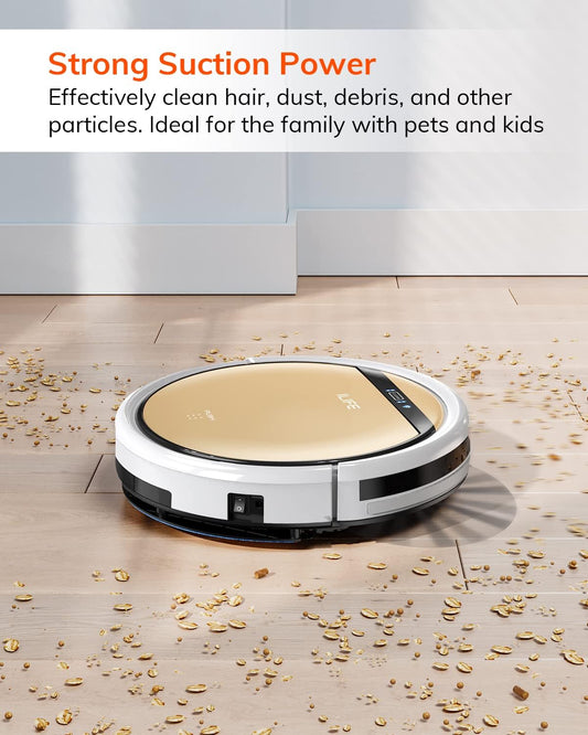 ILIFE V5s Plus Robot Vacuum and Mop Combo, Works with 2.4G WiFi, Alexa/App/Remote Control, Automatic Self-Charging Robotic Vacuum Cleaner, for Pet Hair, Hard Floor, Low Carpet (V5s Pro Upgraded) - PuriLite