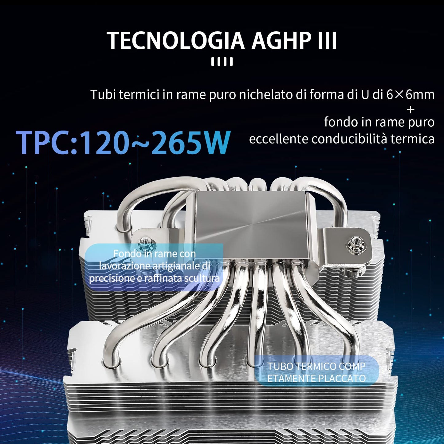 Thermalright Peerless Assassin 120 SE Black CPU Cooler, 6 Heat Pipes AGHP Technology, Dual 120mm PWM Fans, 1550RPM Speed, for AM4/AM5 and Intel LGA 1700/1851/115X/1200,Computer CPU Cooling
