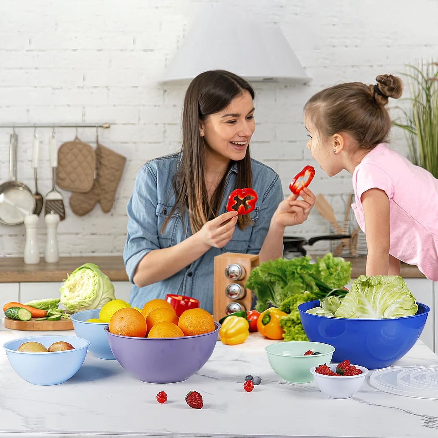 Purilite Select Plastic Mixing Bowl Set