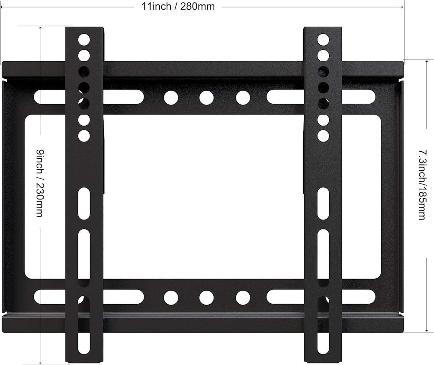 TV Wall Mount, Ultra Slim Articulating Heavy-Duty Bracket Fixed Low Profile for 20 22 24 32 39 40 14-42 inch LED OLED LCD Monitor Flat Screen Plasma TVs