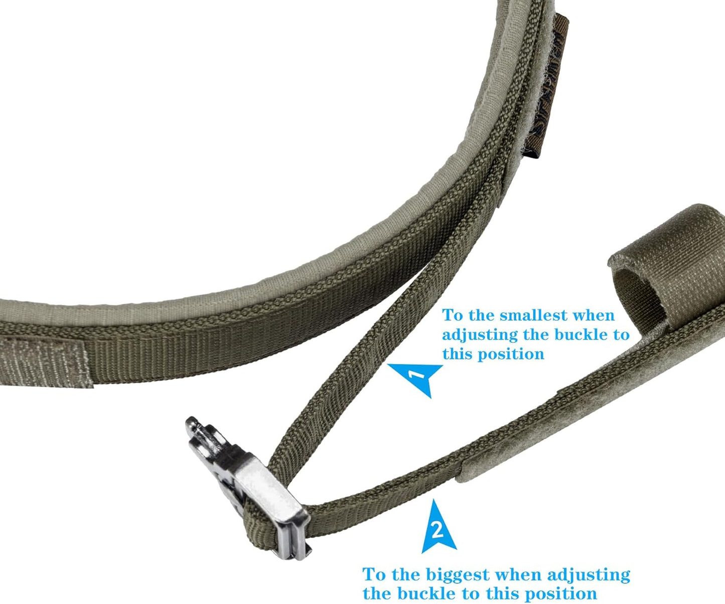 EXCELLENT ELITE SPANKER Tactical Dog Collar Nylon Adjustable K9 Collar Military Dog Collar Heavy Duty Metal Buckle with Handle(Coyote Brown-XL)