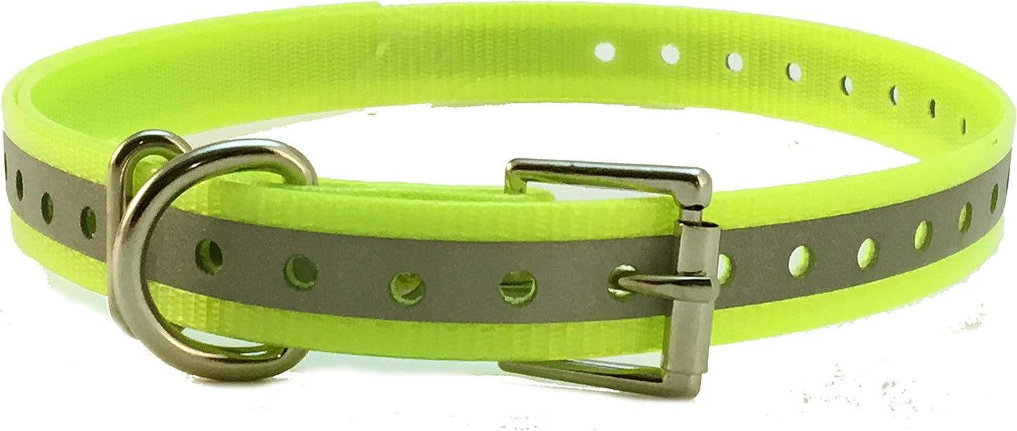 Replacement Strap for Dogtra Collars - 3/4" Wide Ultra-Durable Dog E-Collar Replacement for Training, Bark, Shock, Electric, and GPS Collars - 28" Adjustable Length Solid Black