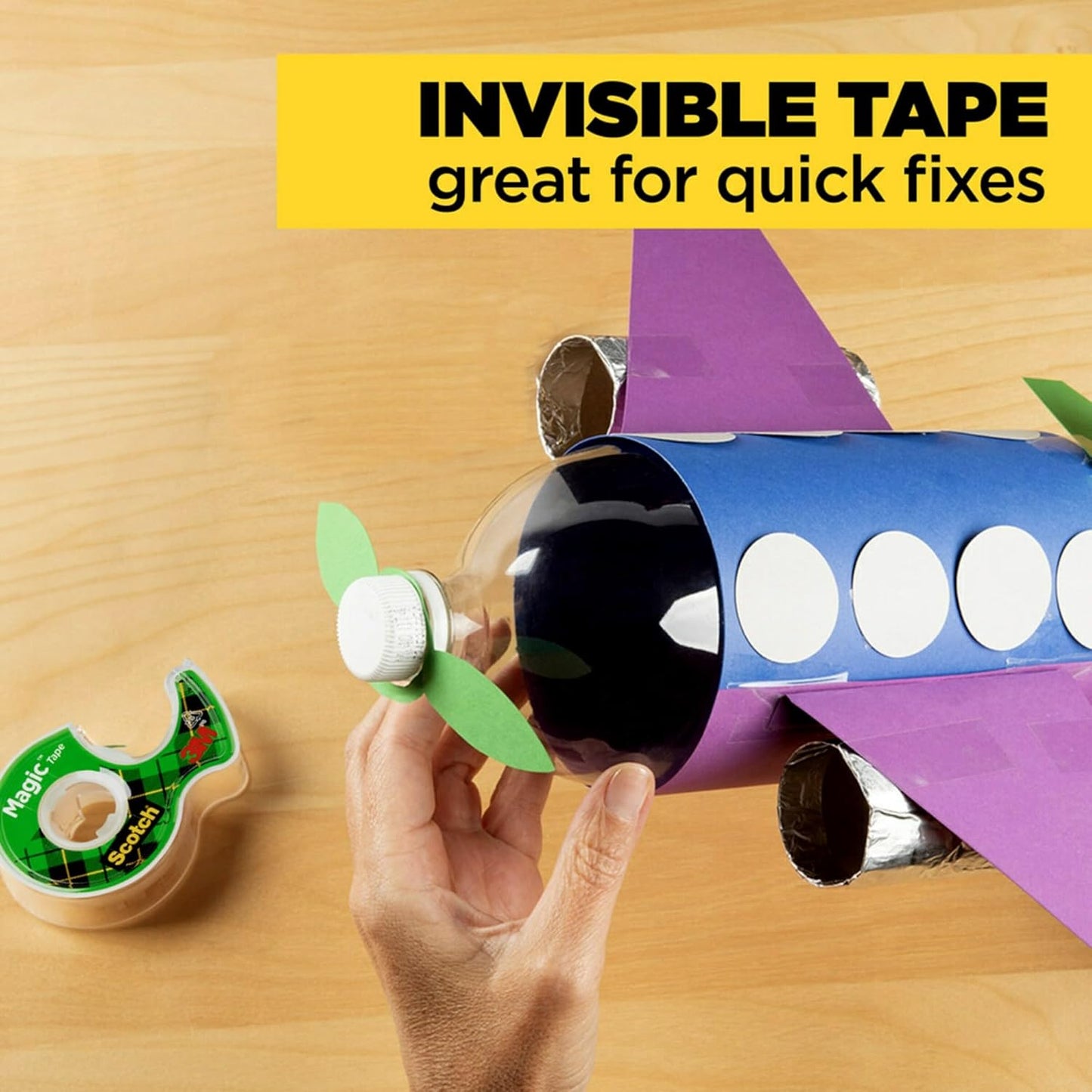 Scotch Tape Magic Tape, 19mm Wide x 25.4m, 8 Rolls
